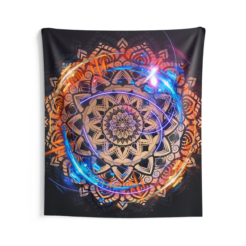Mandala Tapestry Wall Hanging Indian Polyester Tapestries Bedspread
