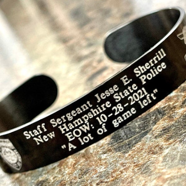 Custom Memorial Bracelet