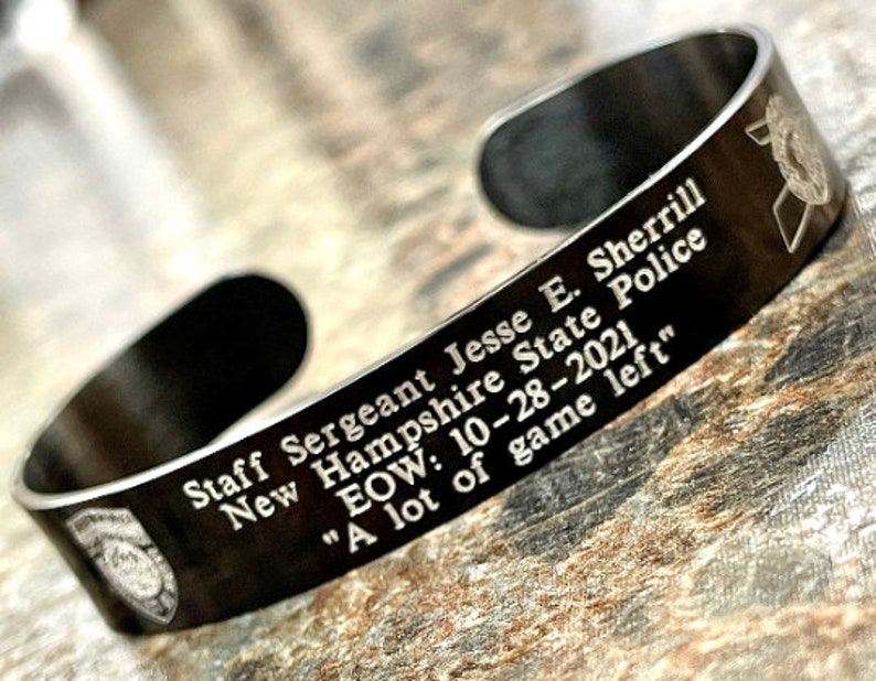 Custom Memorial Bracelet image 1