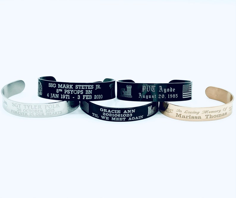 Custom Memorial Bracelet image 6