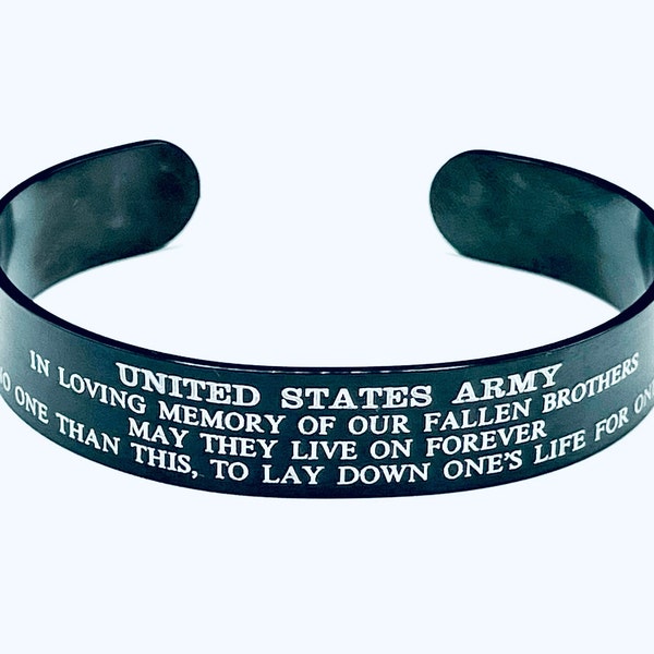 Military Army Memorial Bracelet