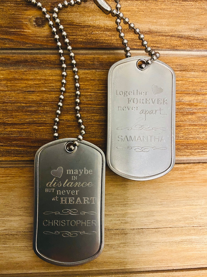 personalized military dog tags