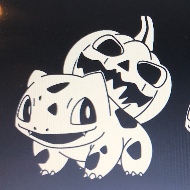 Halloween Bulbasaur Decal - Etsy