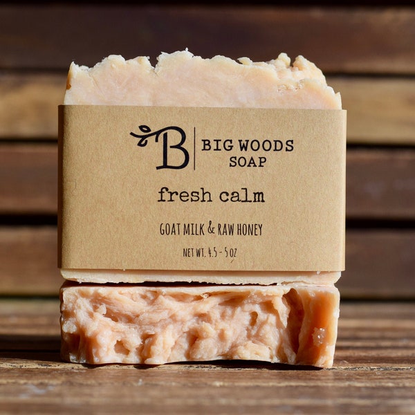 Fresh Calm -Goat Milk and Honey Soap - women's gift idea - secret santa gift - stocking stuffer - gift under 10 dollars