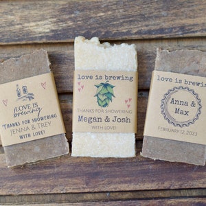 Craft Beer Soap Favors: Brewery Wedding, Bridal Shower Favors