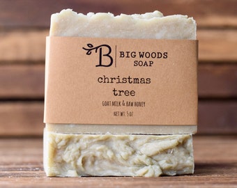 Evergreen - Greek Yogurt Soap - A blend of Fir needle, cypress, sweet orange, benzoin, pine, spruce, wintergreen essential oils