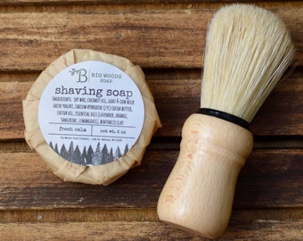 Shaving Soap - Refill Pucks - Lavender Sweet Orange Lemongrass Marjoram | Cedar Eucalyptus | Lavender Essential Oils
