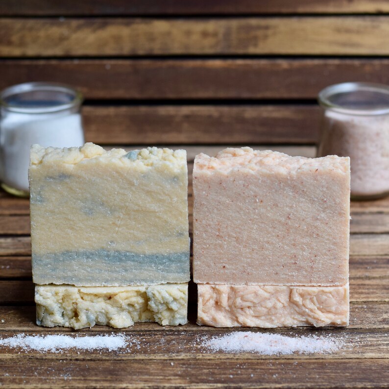 Himalayan Pink Salt Soap Bar - Fresh Calm Essential Oil Handmade Soap ...