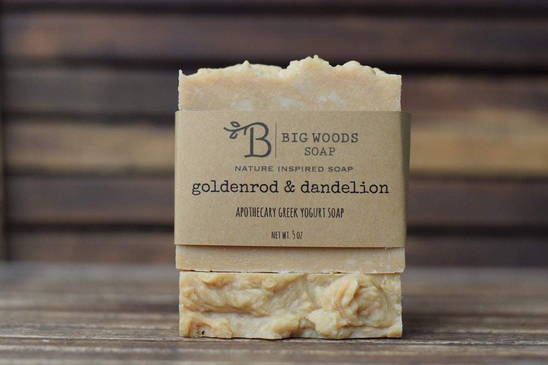 Goldenrod and Dandelion Apothecary Soap Greek Yogurt & Honey Etsy