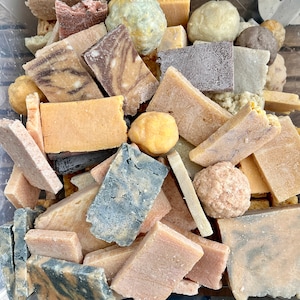 Bargain Soap Ends: One Pound Assorted Misfit Soaps