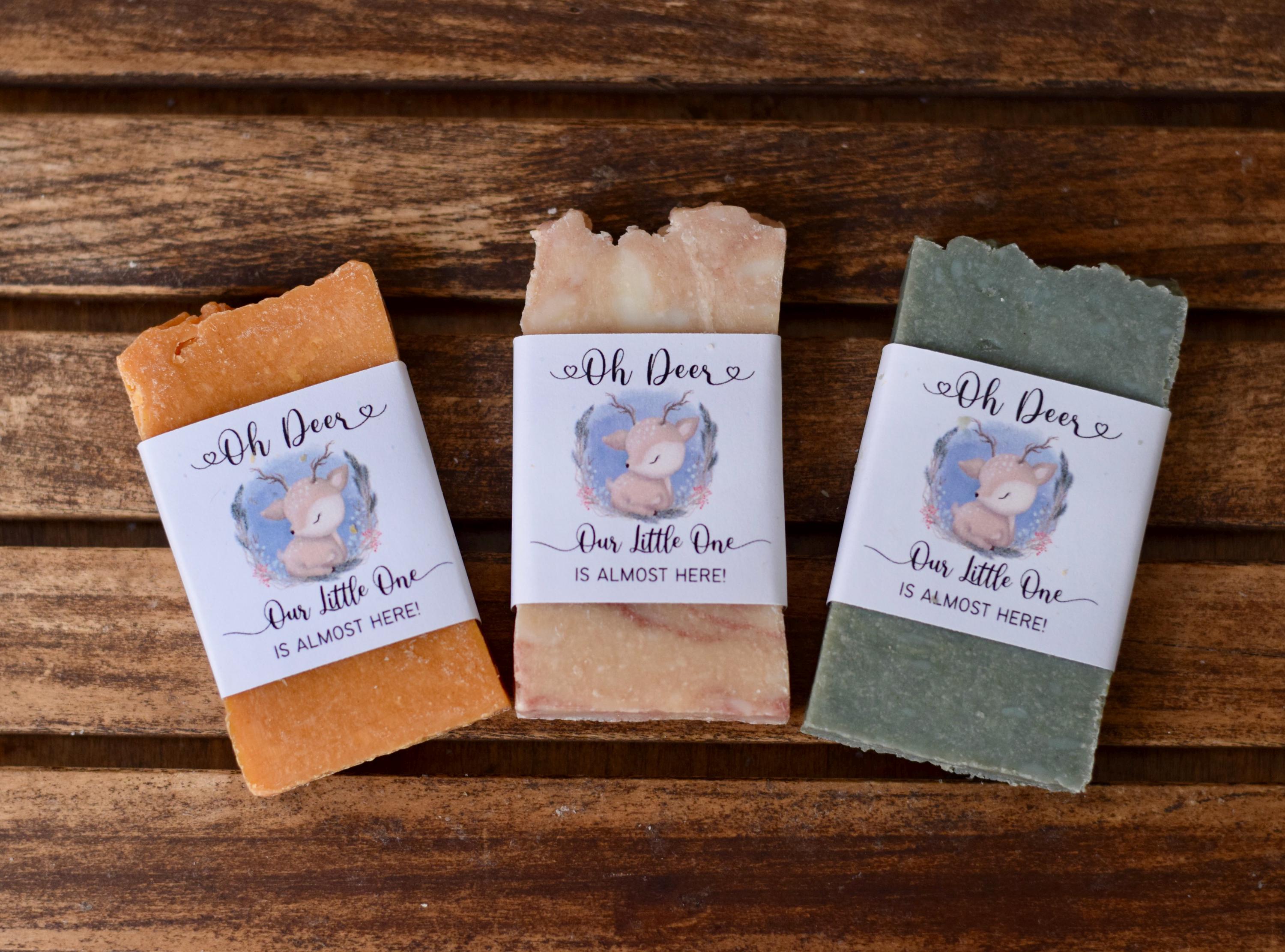 Oh Deer! Baby Shower Favors: Handcrafted Soap, Woodland Theme