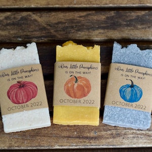 Little Pumpkin baby shower favors - Fall in Love Shower Favors  - Baby Shower Favors - Fall shower favors