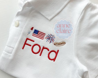 Wypełnij ściegiem patriotyczny projekt haftu imprezowego