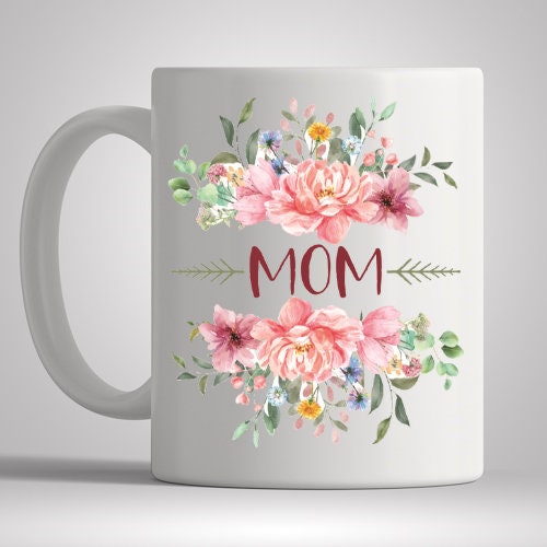 Floral Mama Coffee Cup - Etsy