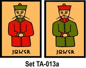 Mah Jongg Accessories Joker Stickers Traditional Jokers Jesters