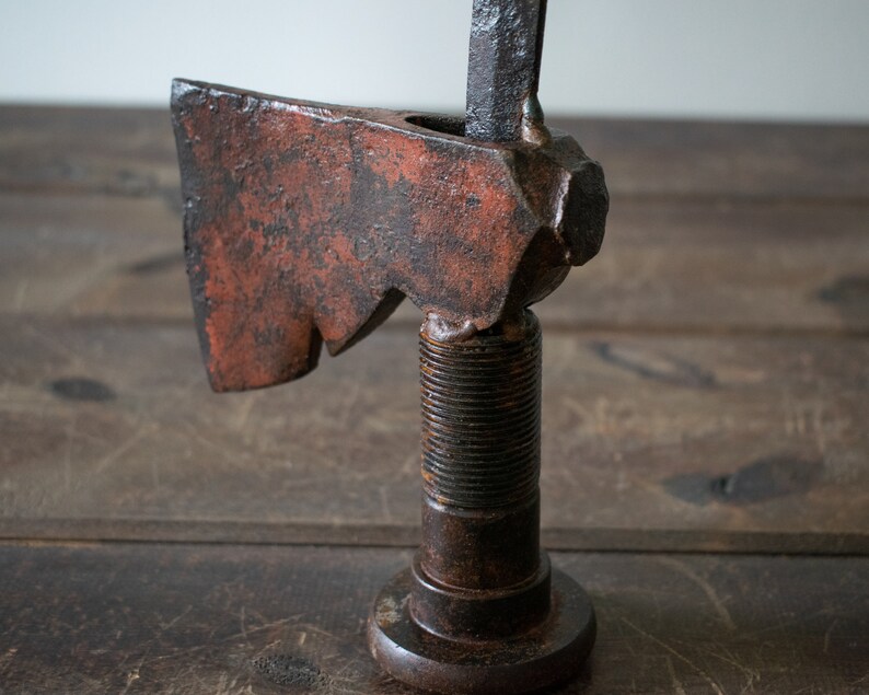Chief Hatchet Sculpture Welded Art Metal Art