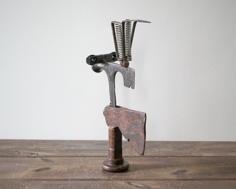 Chief Hatchet Sculpture Welded Art Metal Art