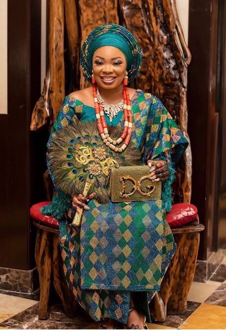 Traditional Wedding Aso Oke for Couple Bride & Groom Etsy