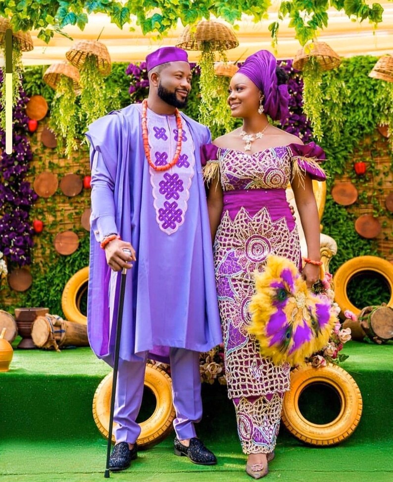 couples in traditional attire