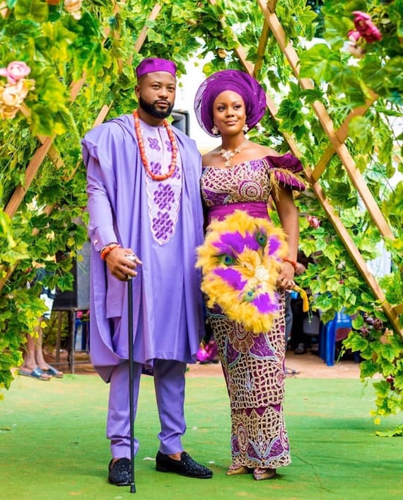 Classic Nigerian Couple Outfits/igbo 