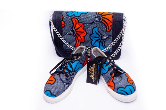 ankara bags and shoes