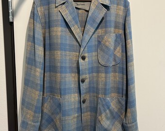Vintage geruit herenloaferjack uit de jaren 40/50!!!