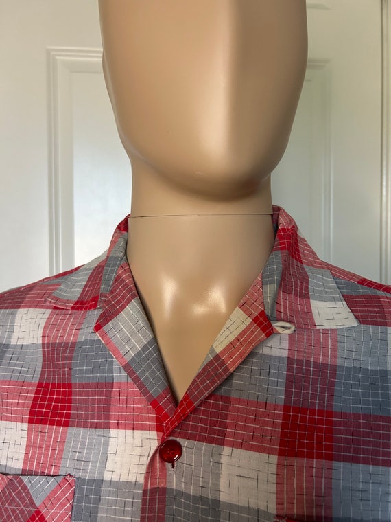 Vintage 1950’s Plaid Hillbilly Rockabilly Cross H… - image 3