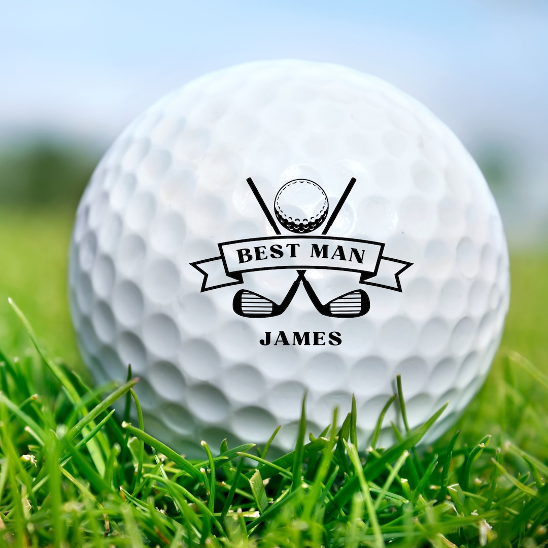 Personalised Best Man Golf Ball, Best Man Gift, Groomsman Gift, Wedding
