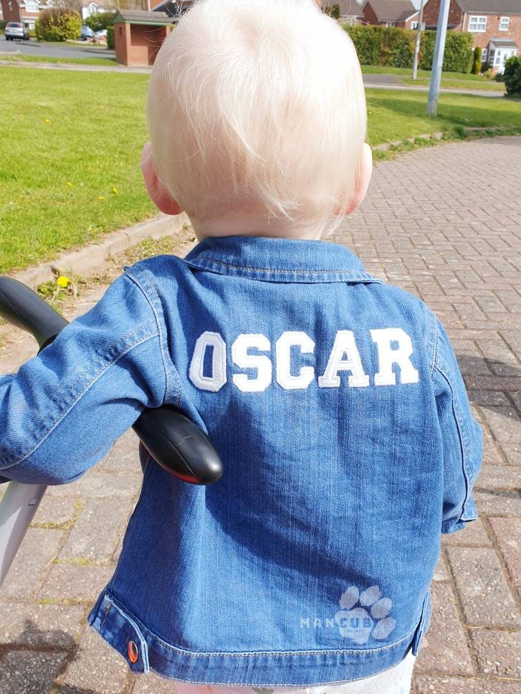 3-4 Years Toddler Baby Boys Girls Denim Jacket Kids Ripped Jeans Jacket Top Coat Button Down Outerwear 