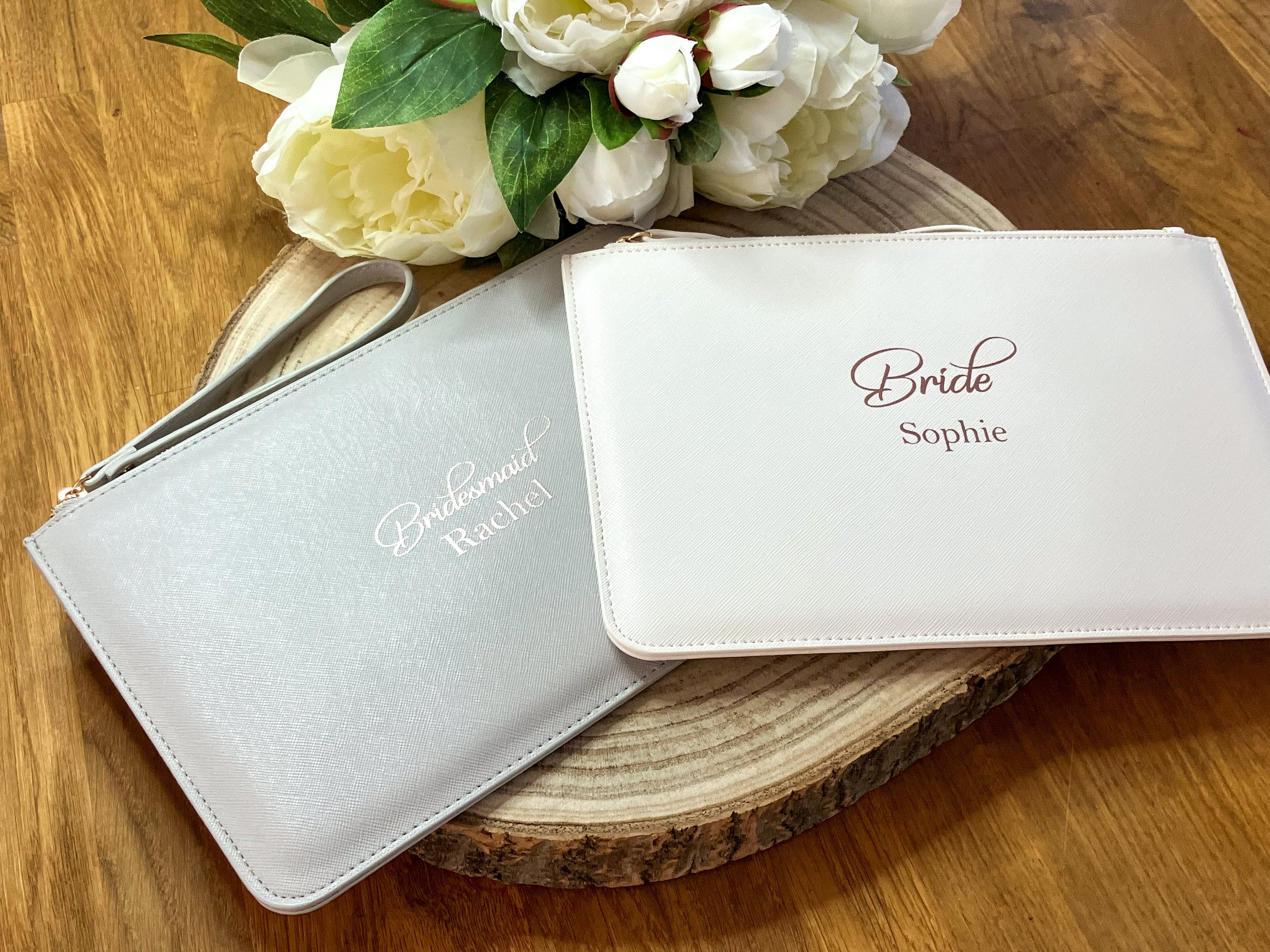 Bridesmaid Gifts, Personalised Bridesmaid Clutch Bag, bridal clutch,  bridesmaid proposal hen party favour, Maid of Honour Gift