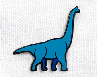 Dinosaur Enamel Pin - Brachiosaurus