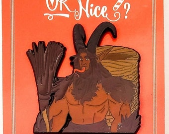 Krampus the Punisher – Yule & Christmas Enamel Pin