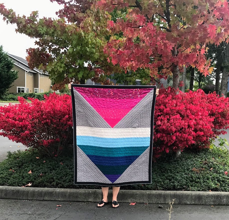 The Honeymoon Quilt Pattern PDF Download Quilting for Beginners Modern