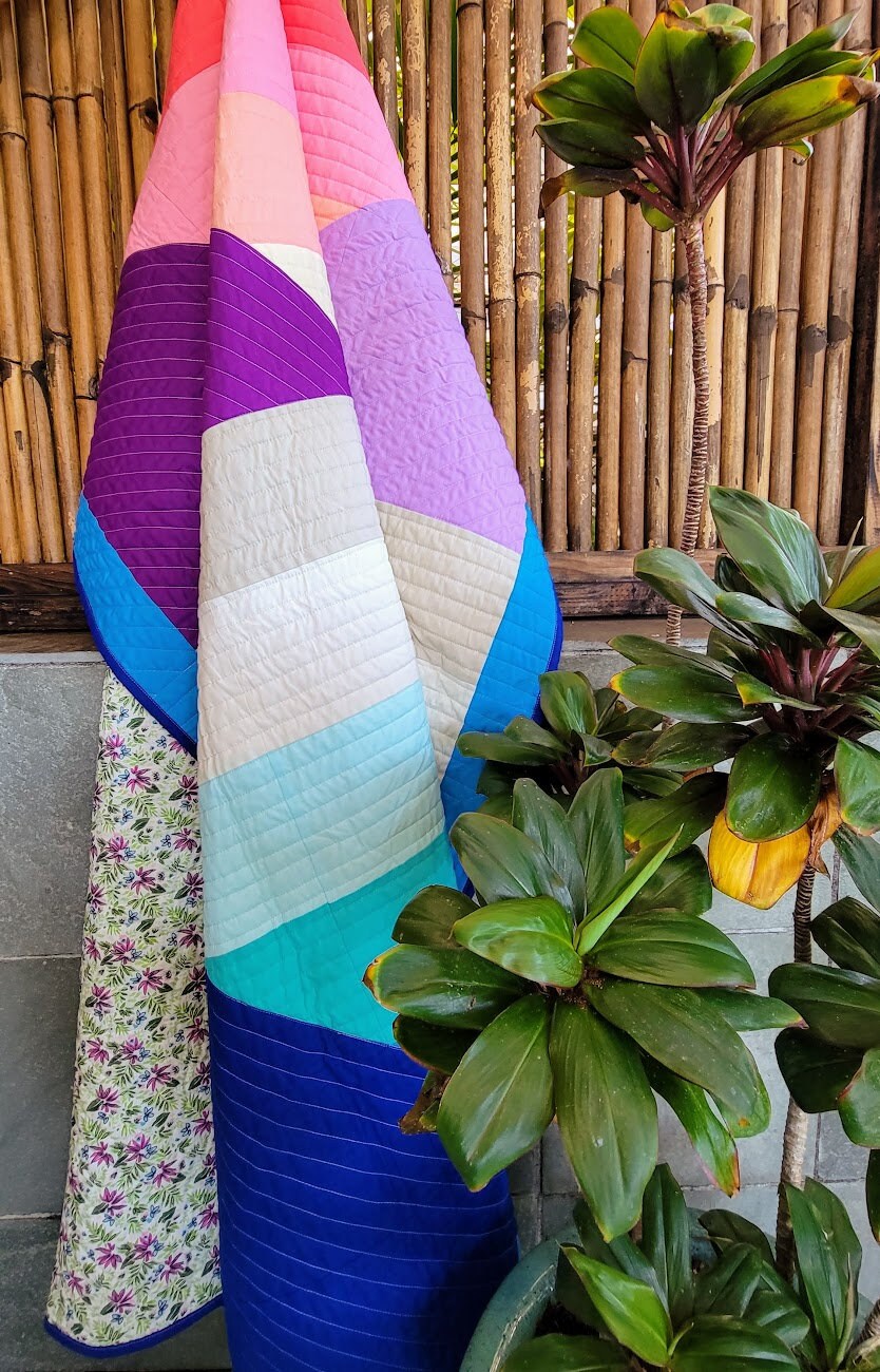 The Honeymoon Quilt Pattern PDF Download Quilting for Beginners Modern