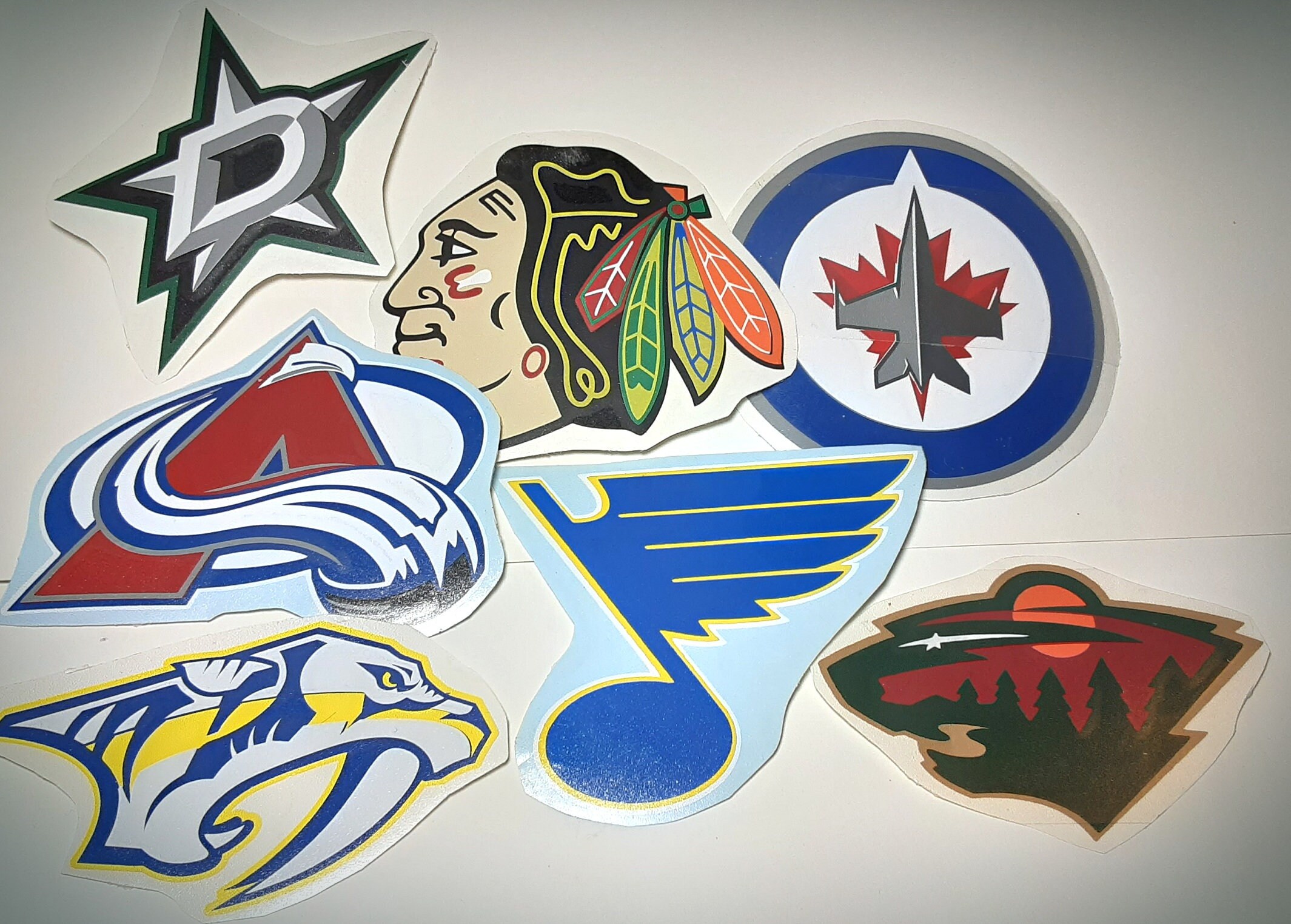 Hockey NHL decals 32 teams individual or sets Etsy