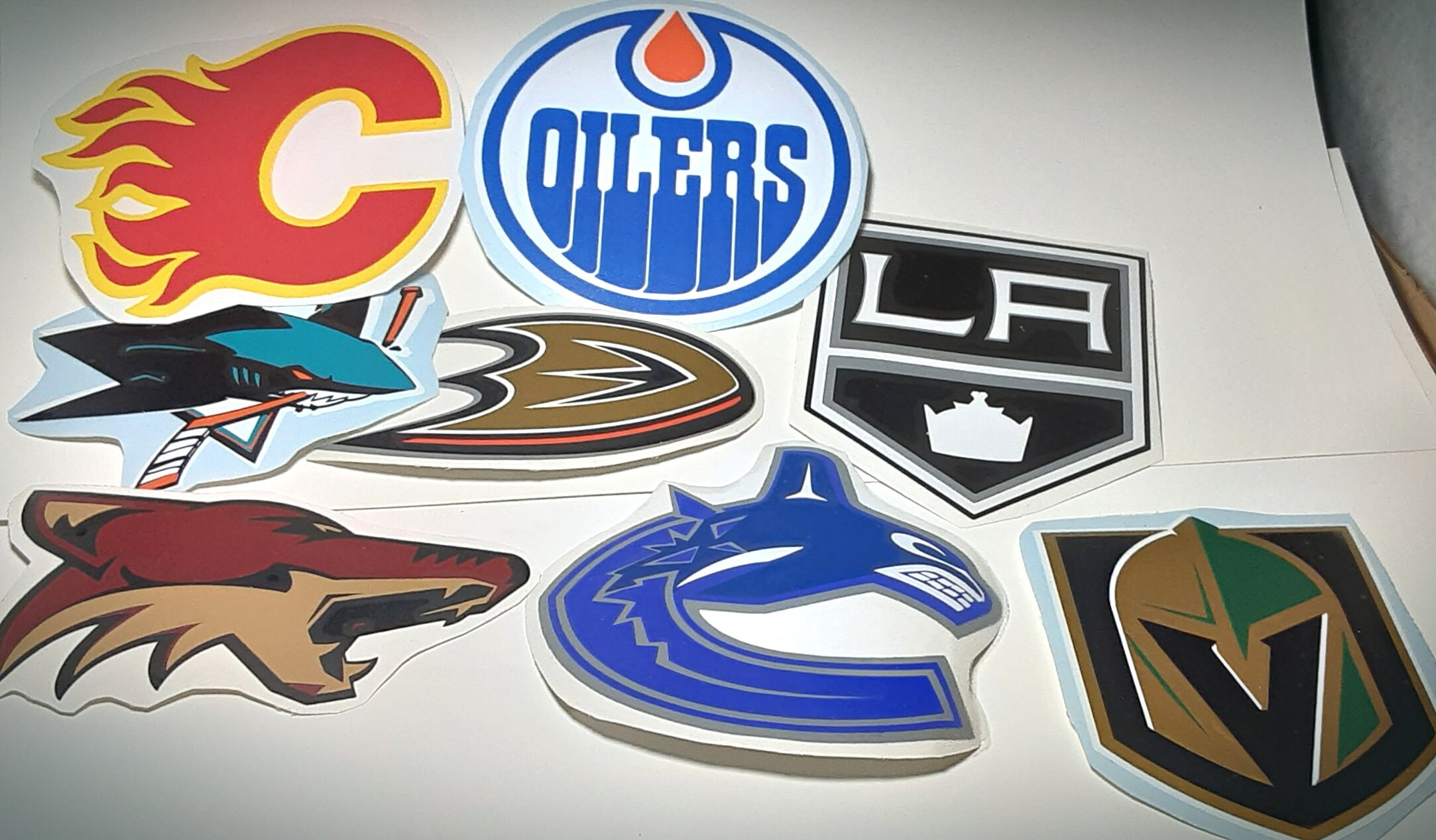 Hockey NHL decals 32 teams individual or sets Etsy