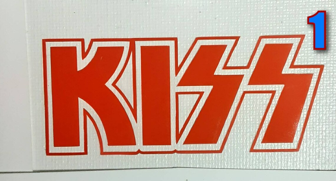 Kiss rock band vinyl decals Etsy
