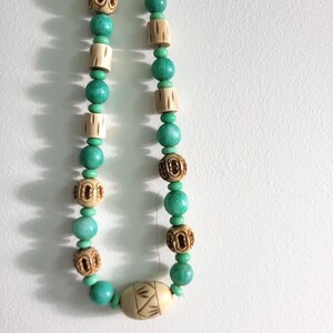 Bracelet Vintage Louis Rousselet En Perles De Verre Nacrées - Bijou Ancien