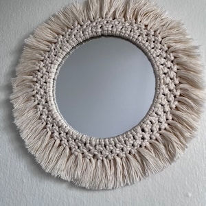 Makraméspegel | boho spegel