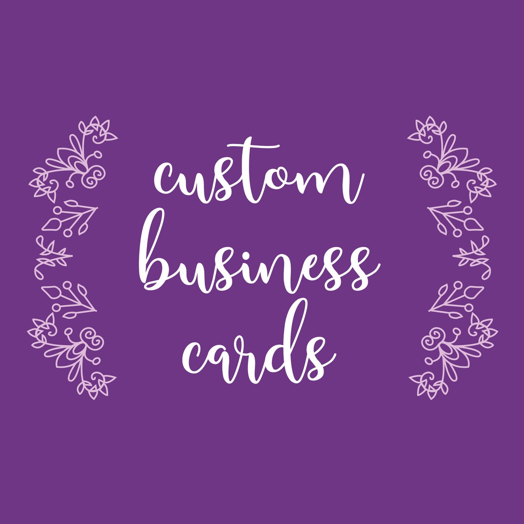 DIGITAL FILE, Custom Business Cards, Custom Business Cards Design, Custom Graphic Design