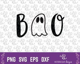 Boo SVG Cut File, Halloween SVG, Halloween silhouette, Halloween Cut File, Halloween Cricut File, Digital Cut File