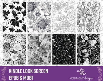 Floral Bliss Kindle Lock Screen Covers | Elegant and Botanical Designs