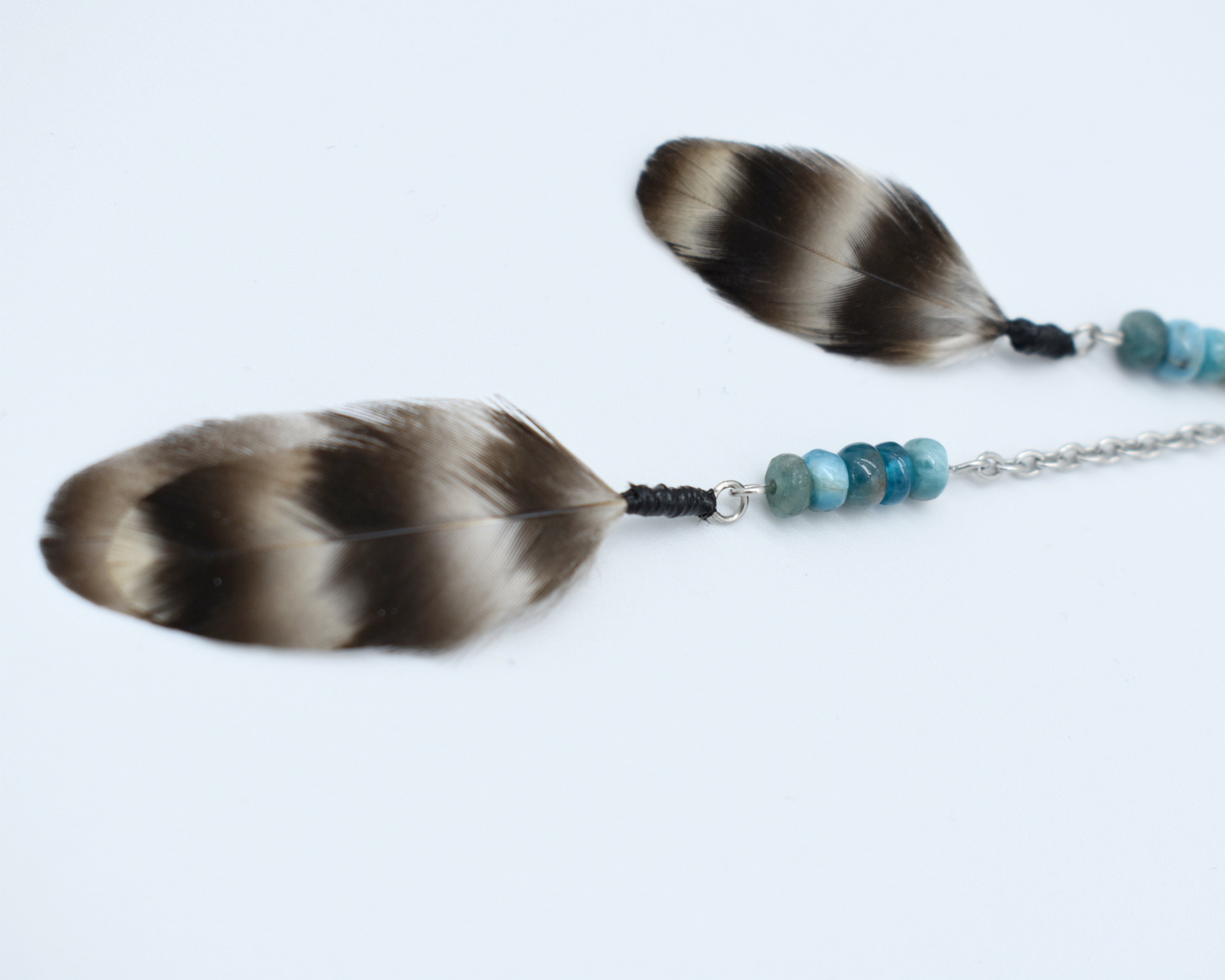 Chicken Feather Hair Clip Beaded Hair Clip Chicken Lover Etsy