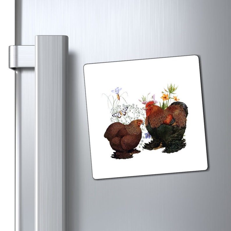 Chicken Fridge Office Decor Decorative Etsy