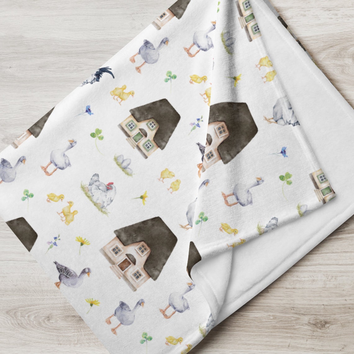 Cottagecore Cozy Throw Blanket Français Country Style Boho Etsy France