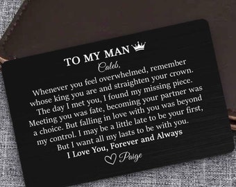 Romantic Metal Wallet Cards Set Of 3 - Gift For Valentine's Day, Anniversary, Husband, Wife, Boyfriend, Girlfriend - View #10