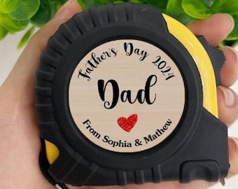 Custom Tape Measure Father's Day Gift, Custom Tape Measure for Dad/Grandpa, Anniversary Gifts for Him, No One Measures Up, Fathers Day Gift