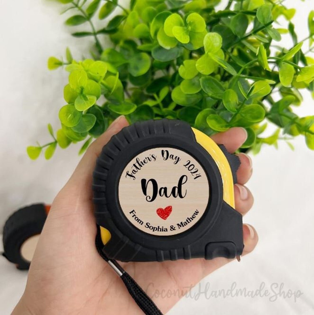 Custom Tape Measure Father's Day Gift, Custom Tape Measure for Dad