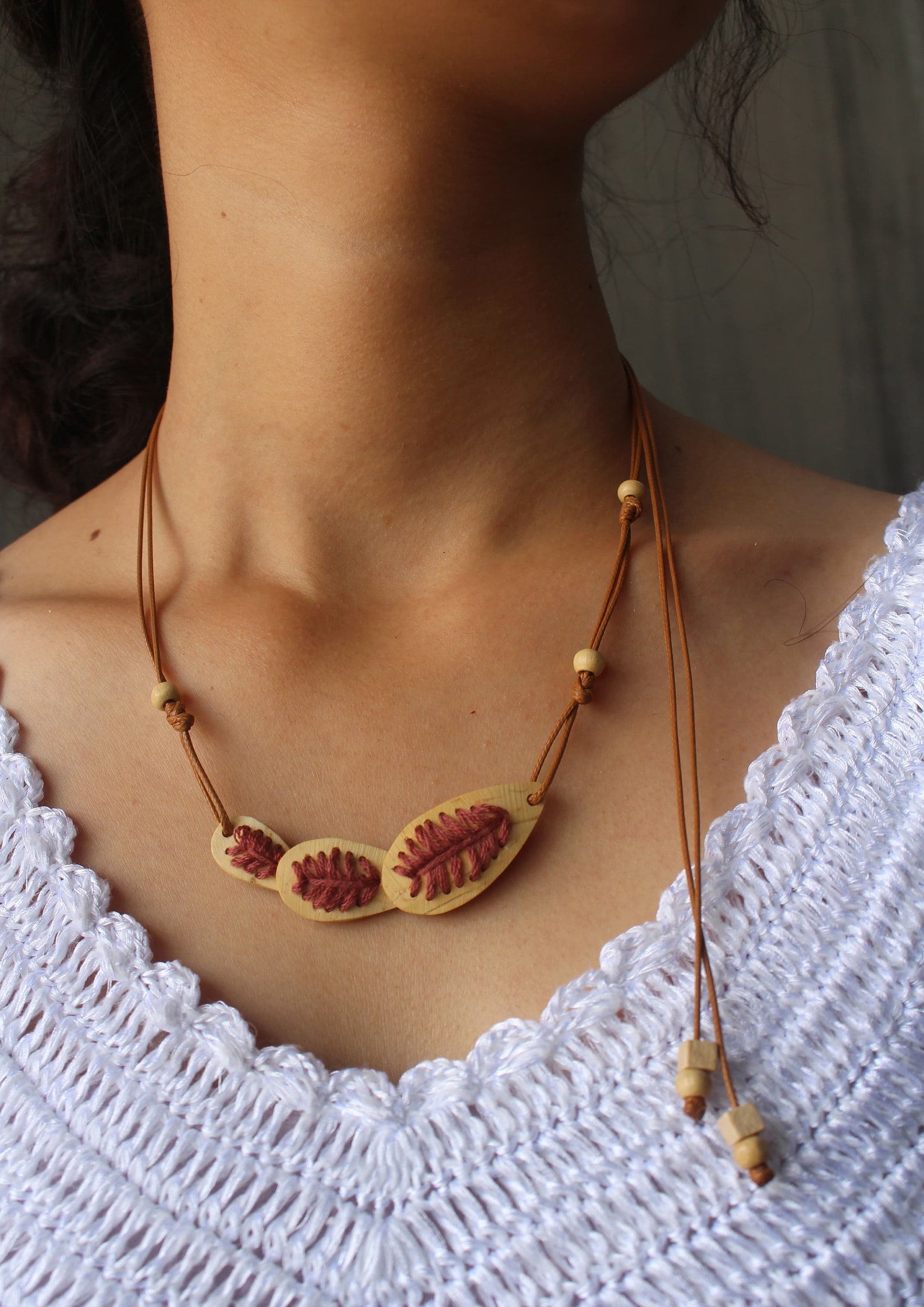 Coconut jewelry set/ Coconut necklace earrings bracelet/ Etsy