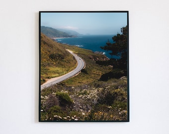Big Sur Drive, California Coast Matte Wall Art Photo Print